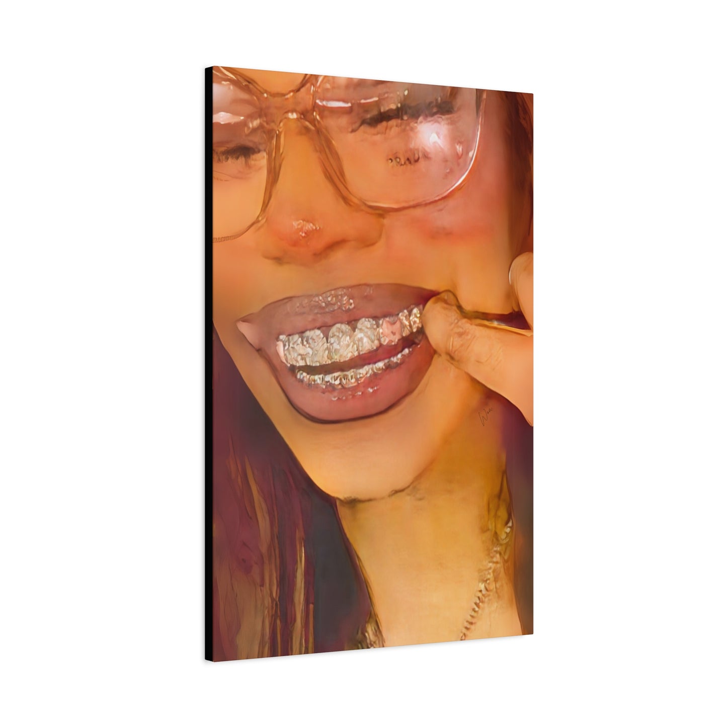 “Princess Grillz” Canvas - Work Of Art Co